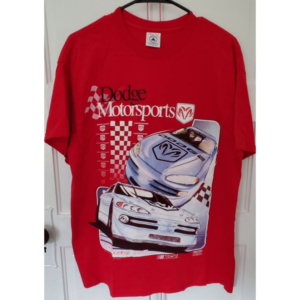 Vintage Nascar Dodge Motorsports Shirt Large